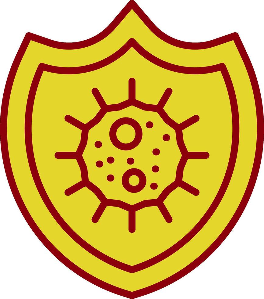 Bacteria Vintage Icon Design vector