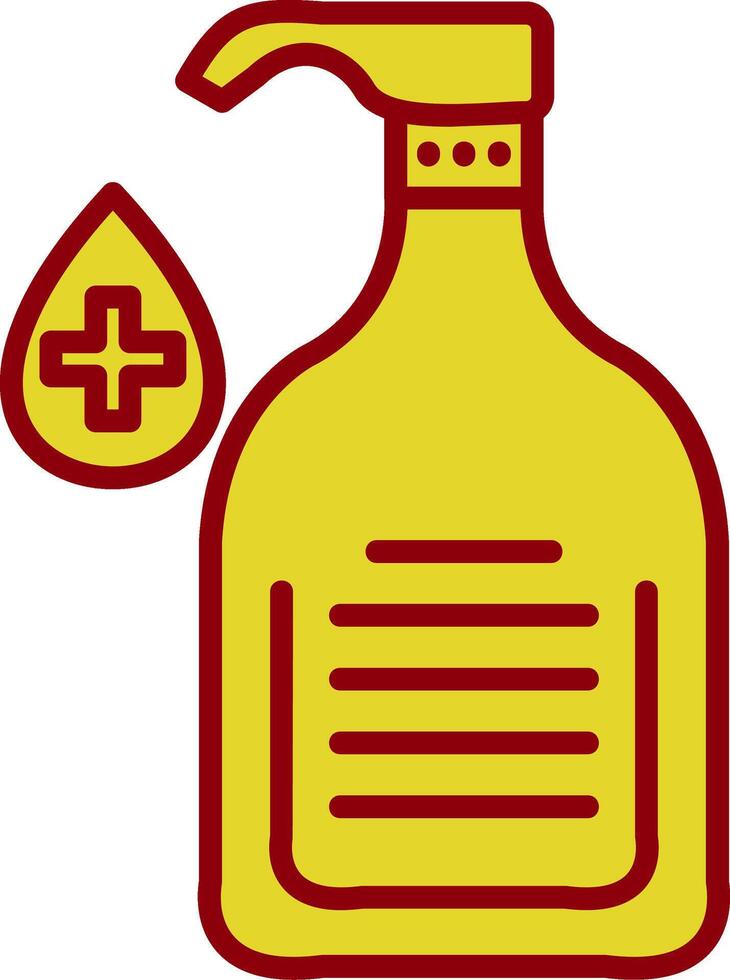 Liquid Soap Vintage Icon Design vector