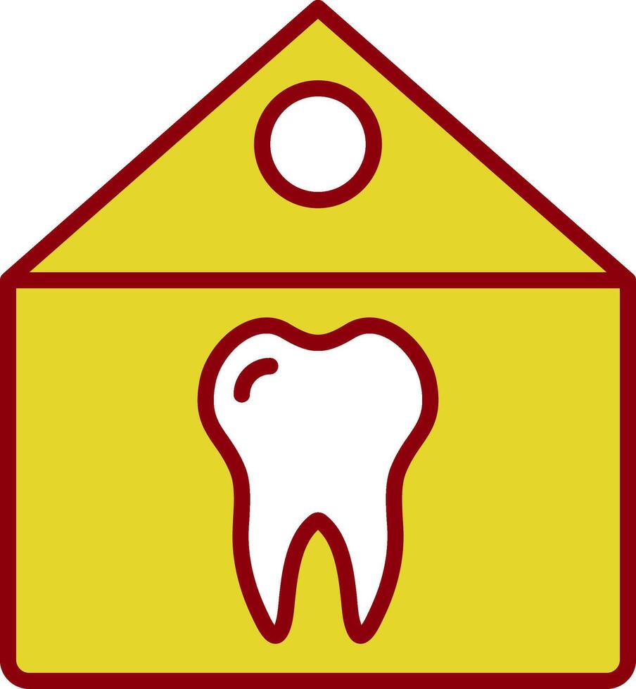 dental clínica Clásico icono diseño vector