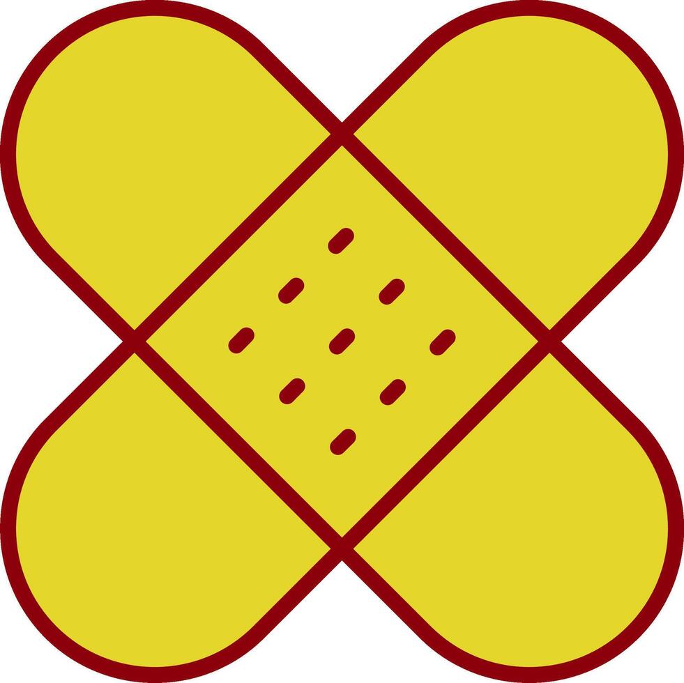 Band Aid Vintage Icon Design vector
