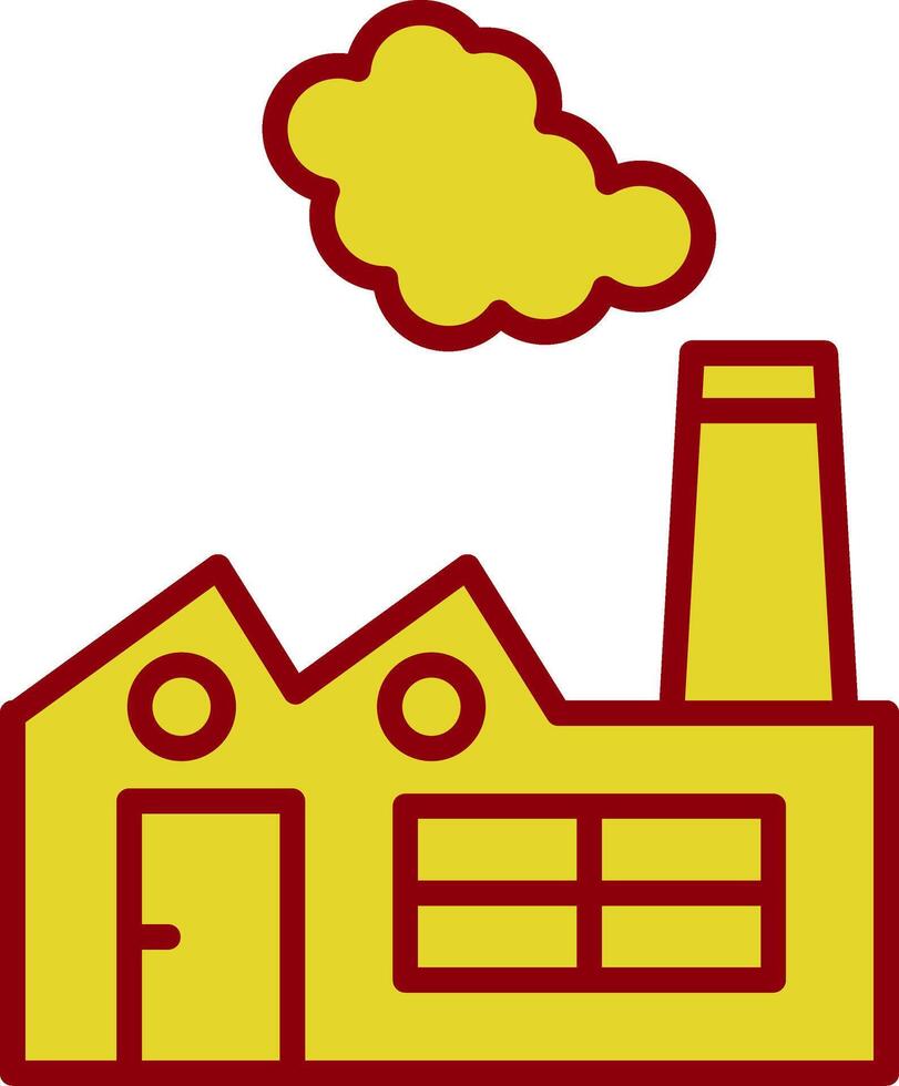 Factory Vintage Icon Design vector