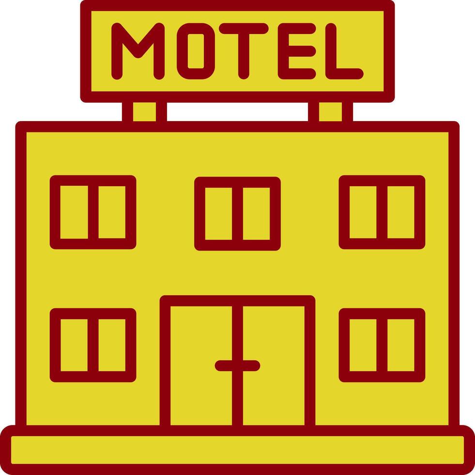 Motel Vintage Icon Design vector
