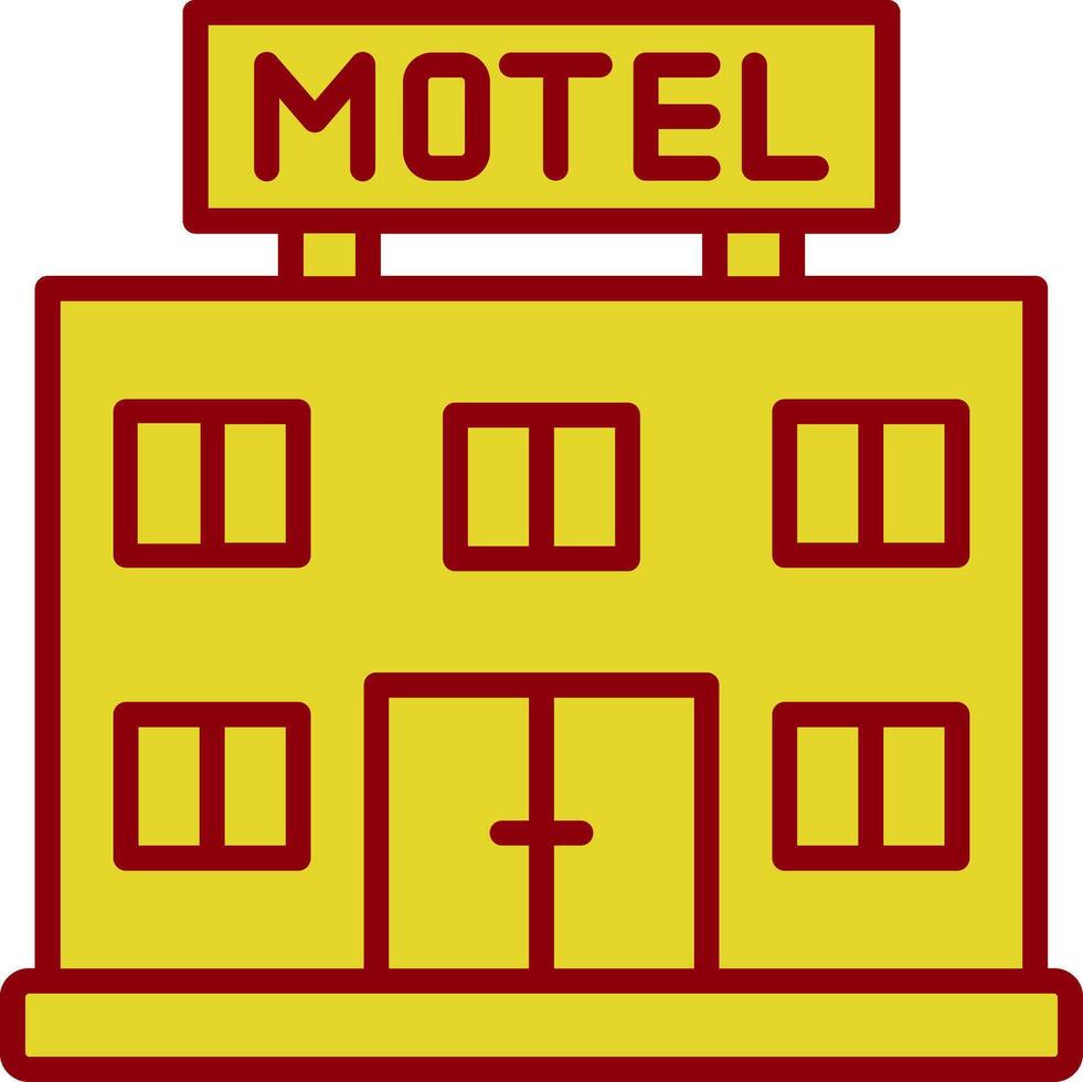 motel Clásico icono diseño vector