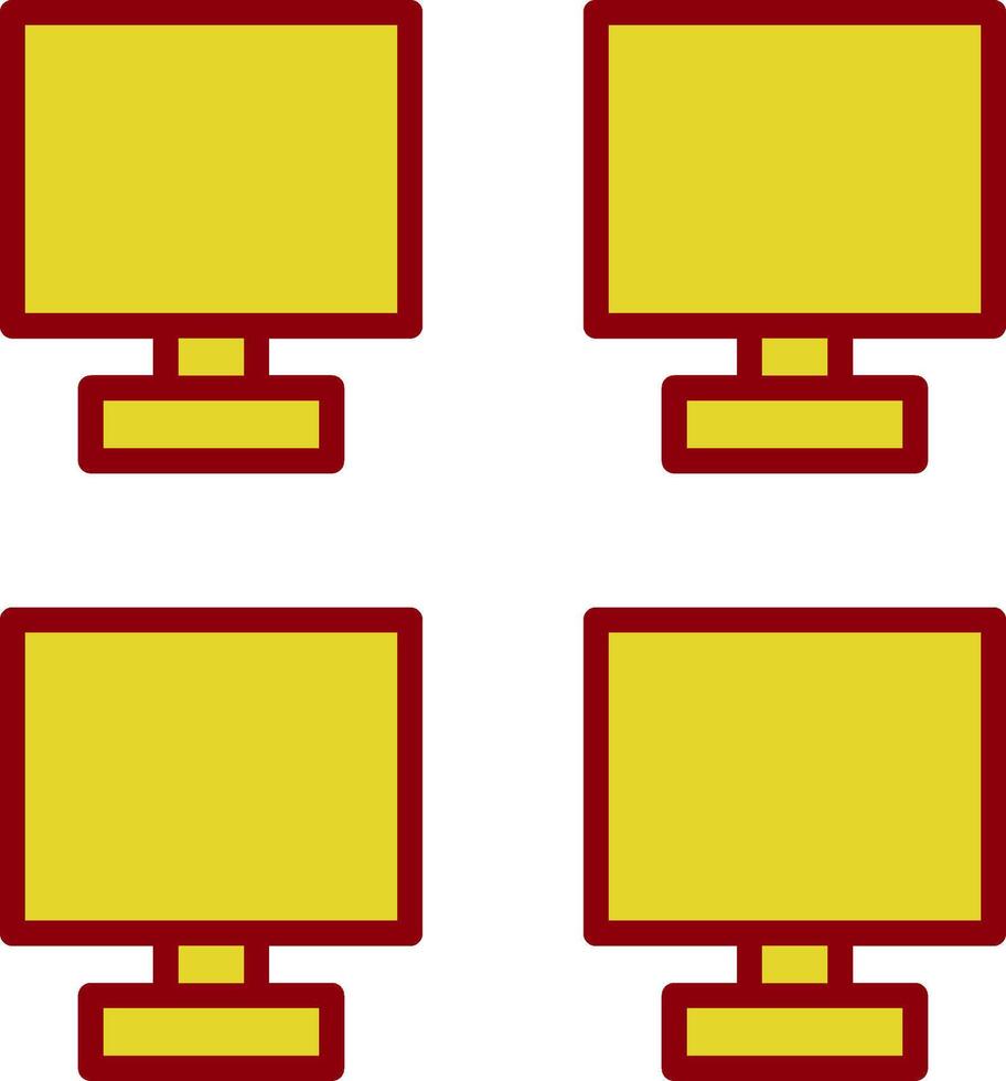 Monitors Vintage Icon Design vector