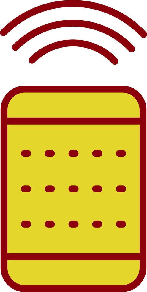 Remote Control Vintage Icon Design vector