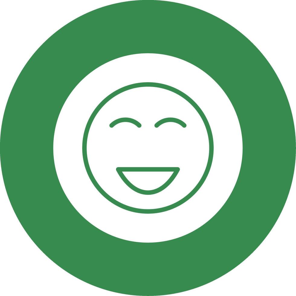 Happy Multi Color Circle Icon vector
