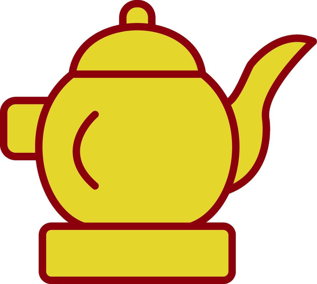 Tea Pot Vintage Icon Design vector