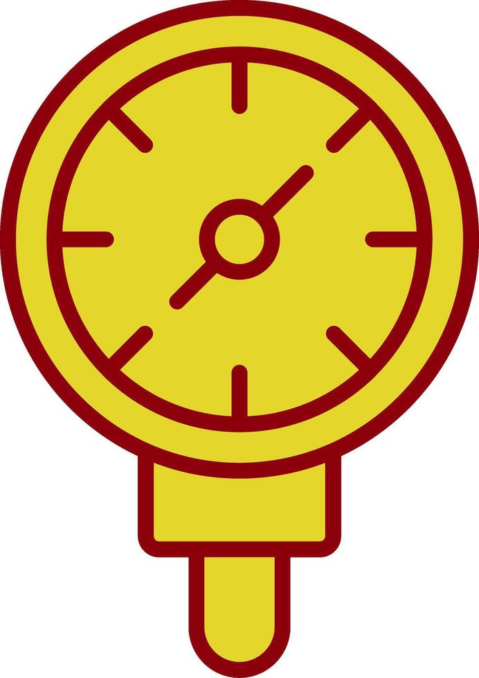 Pressure Gauge Vintage Icon Design vector