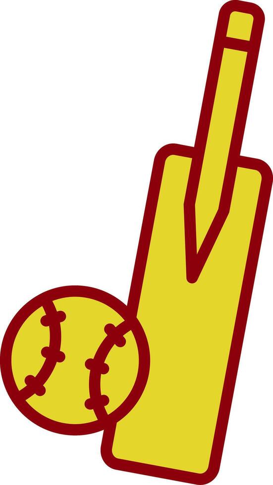 Cricket Vintage Icon Design vector