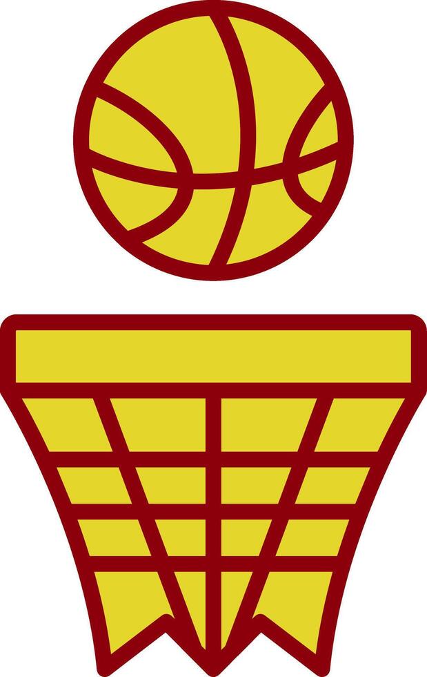 Basketball Vintage Icon Design vector