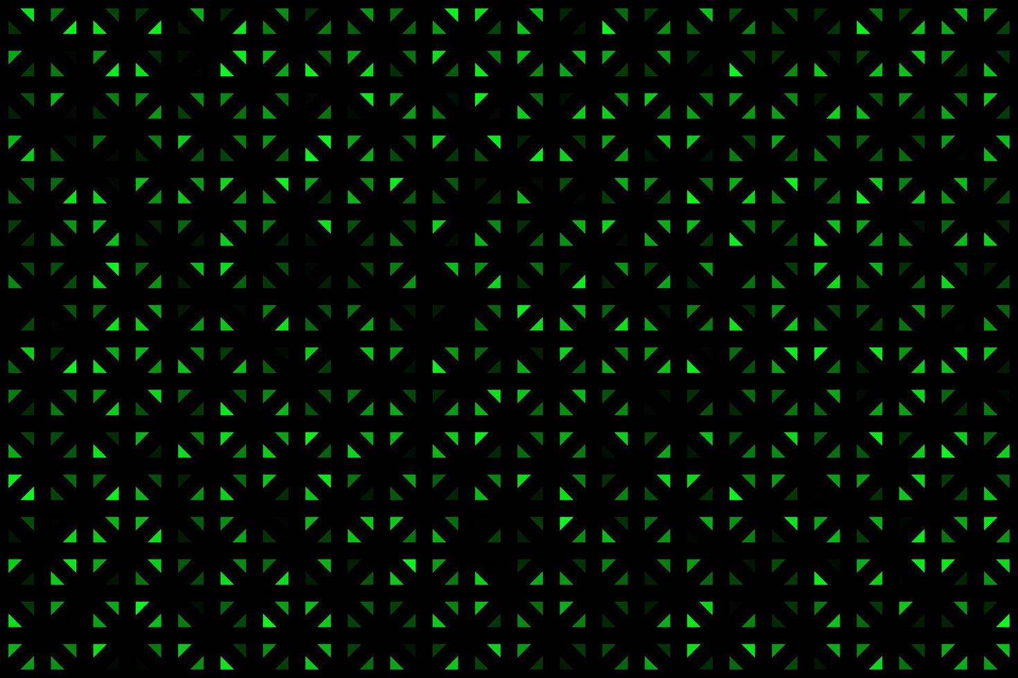 Green triangles pattern abstract geometric background vector