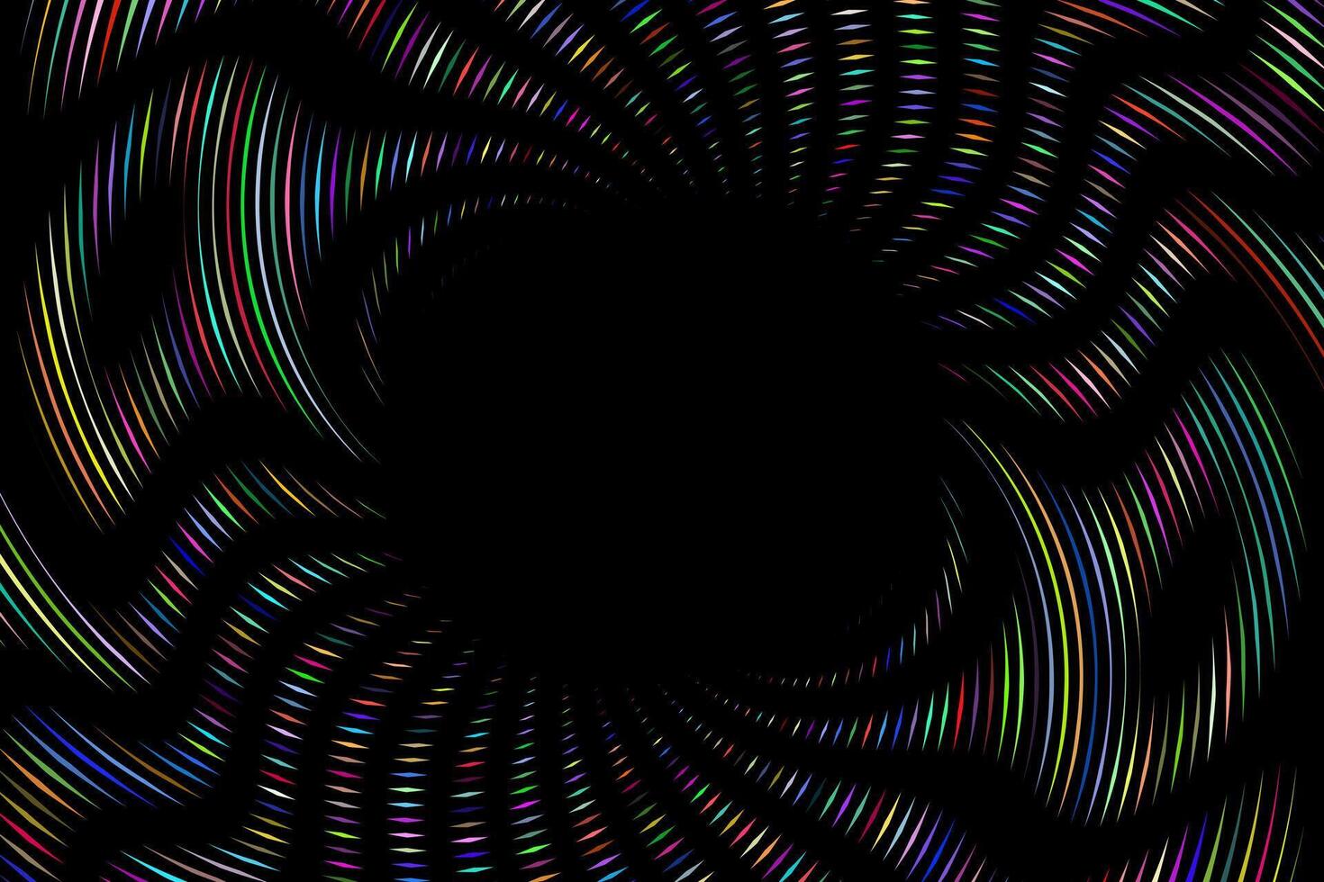 Colorful magnetic waves lines abstract background vector