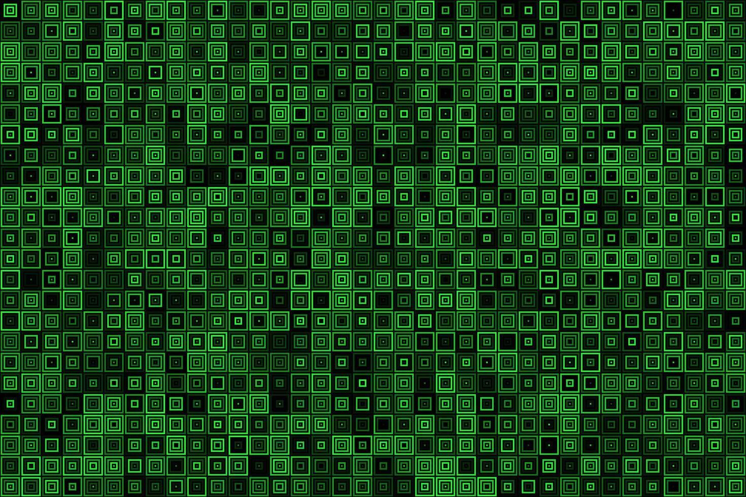 Green squares sparkling pattern abstract background vector