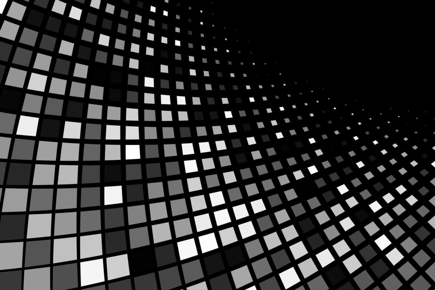 White glowing halftone particles abstract background vector