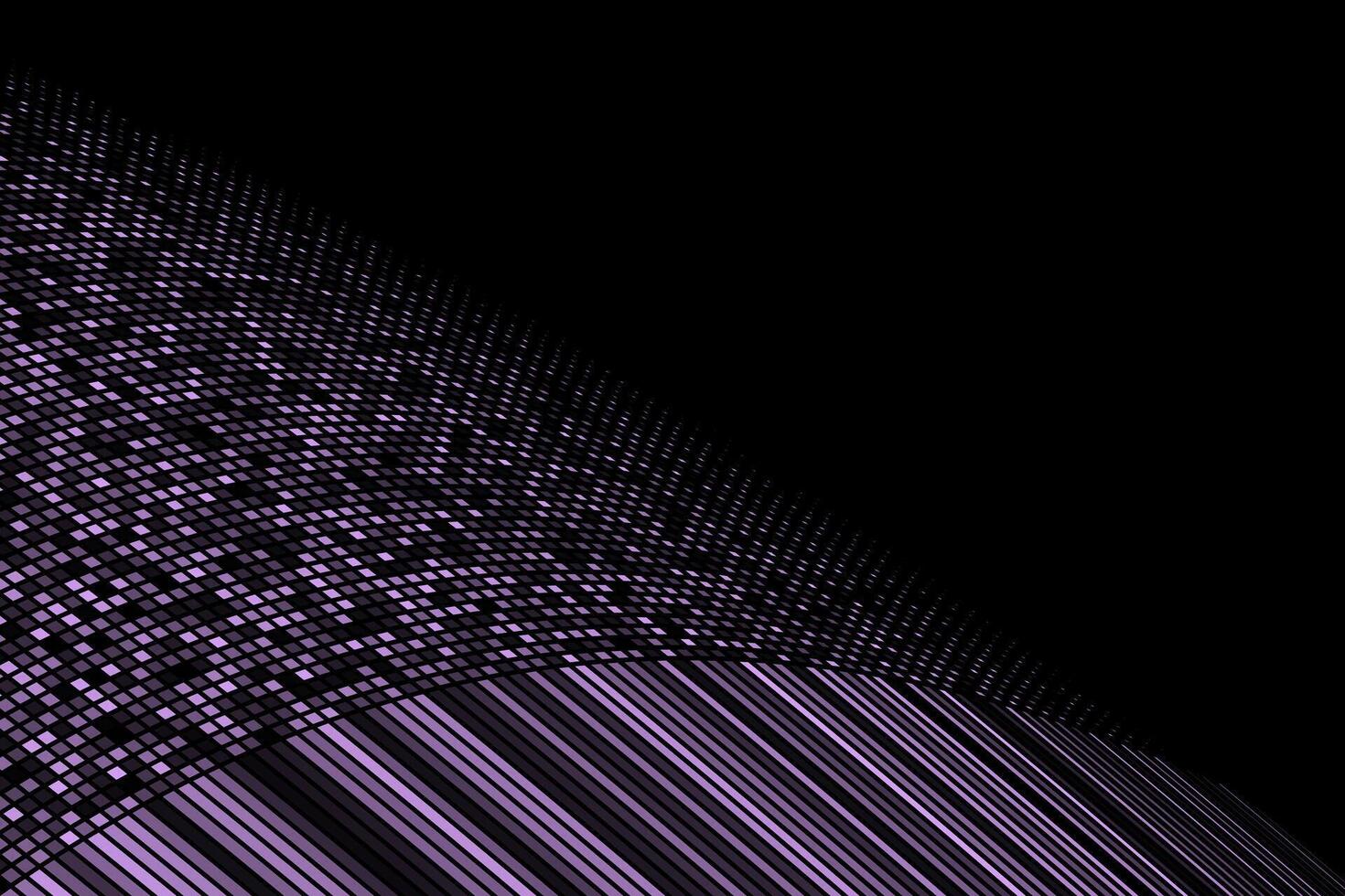Purple curved squares halftone abstract background vector