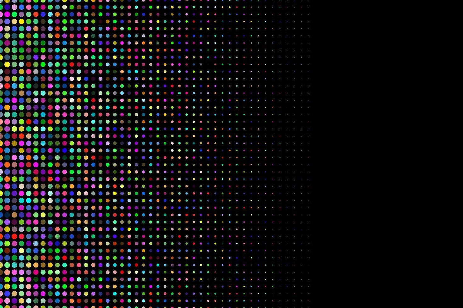 Colorful dots circles halftone abstract background vector