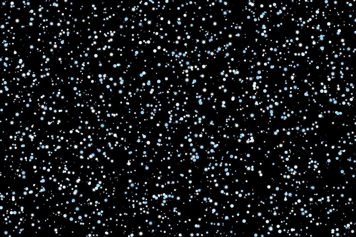 Blue white stars in the night sky universe abstract background vector