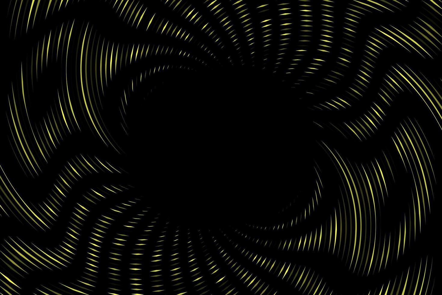 Yellow magnetic waves lines abstract background vector
