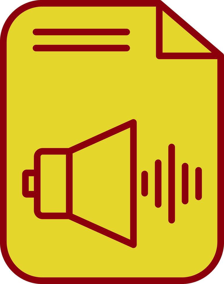 Audio File Vintage Icon Design vector