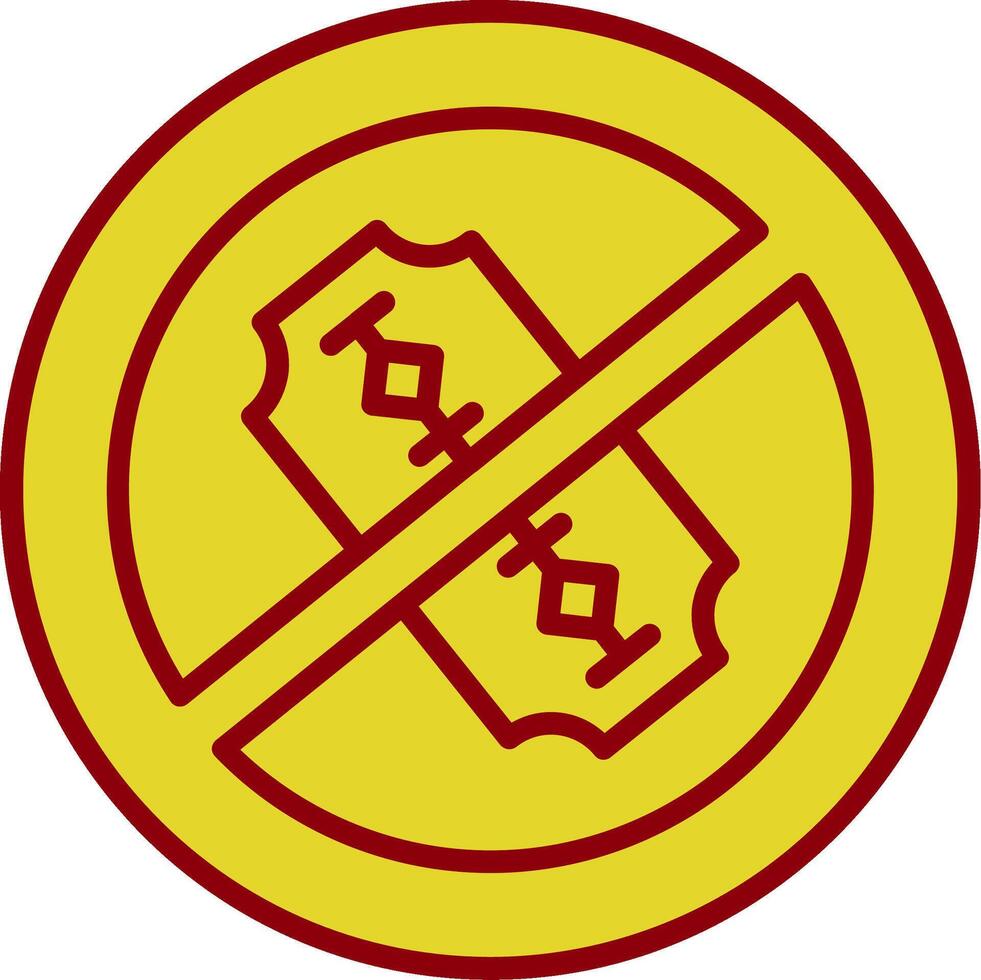 No Blade Vintage Icon Design vector