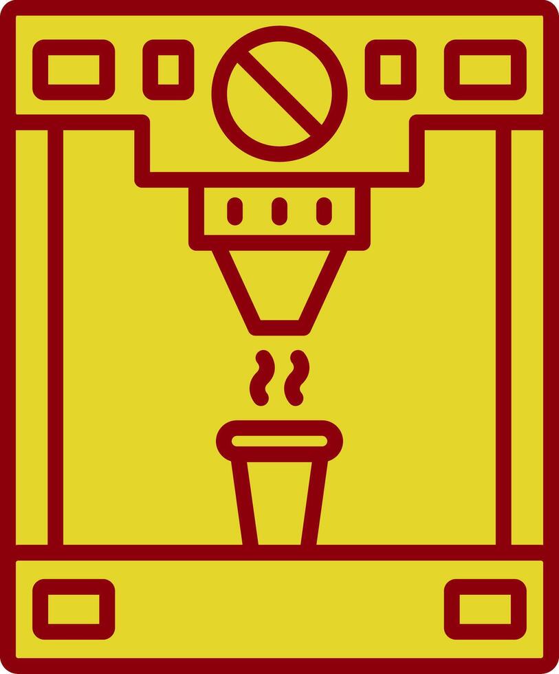 Coffee Machine Vintage Icon Design vector