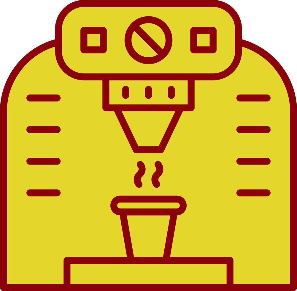 Coffee Machine Vintage Icon Design vector