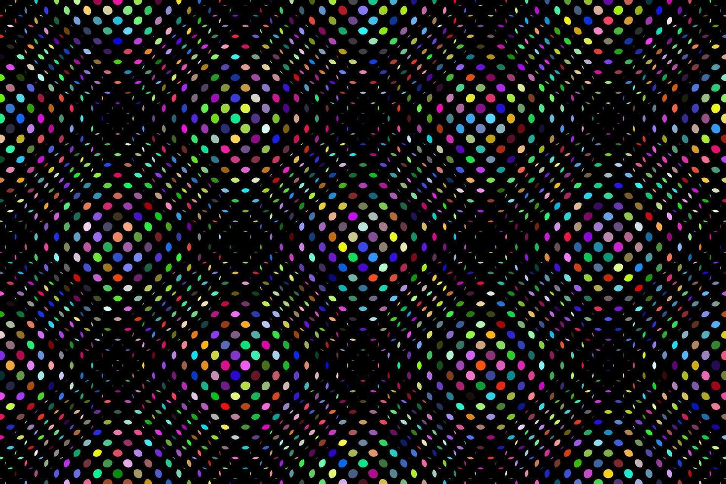Colorful wavy particles pattern abstract background vector
