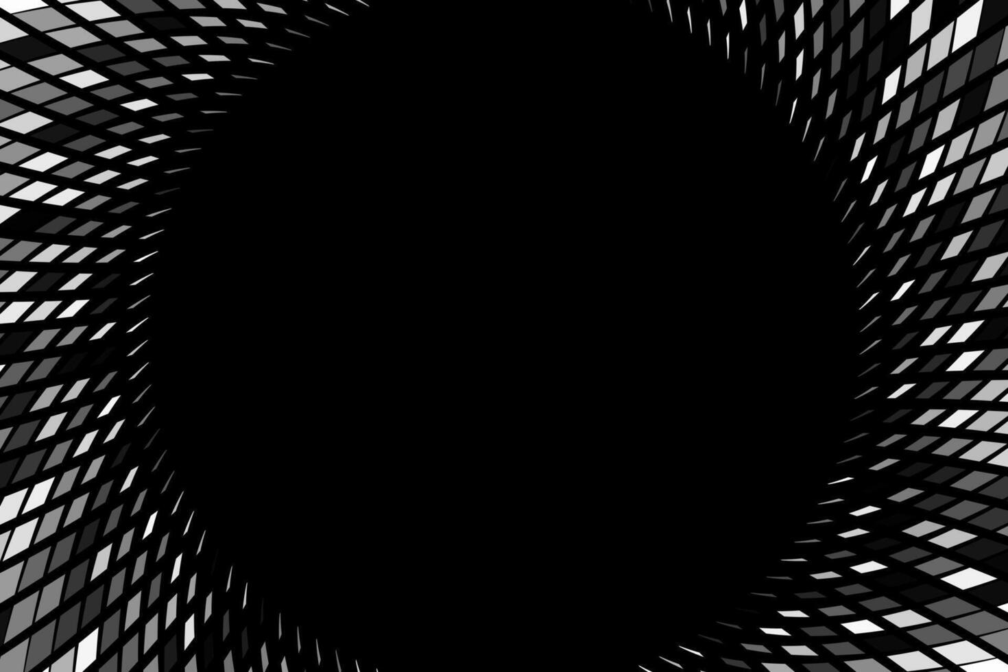 White halftone circle with copy space abstract background vector