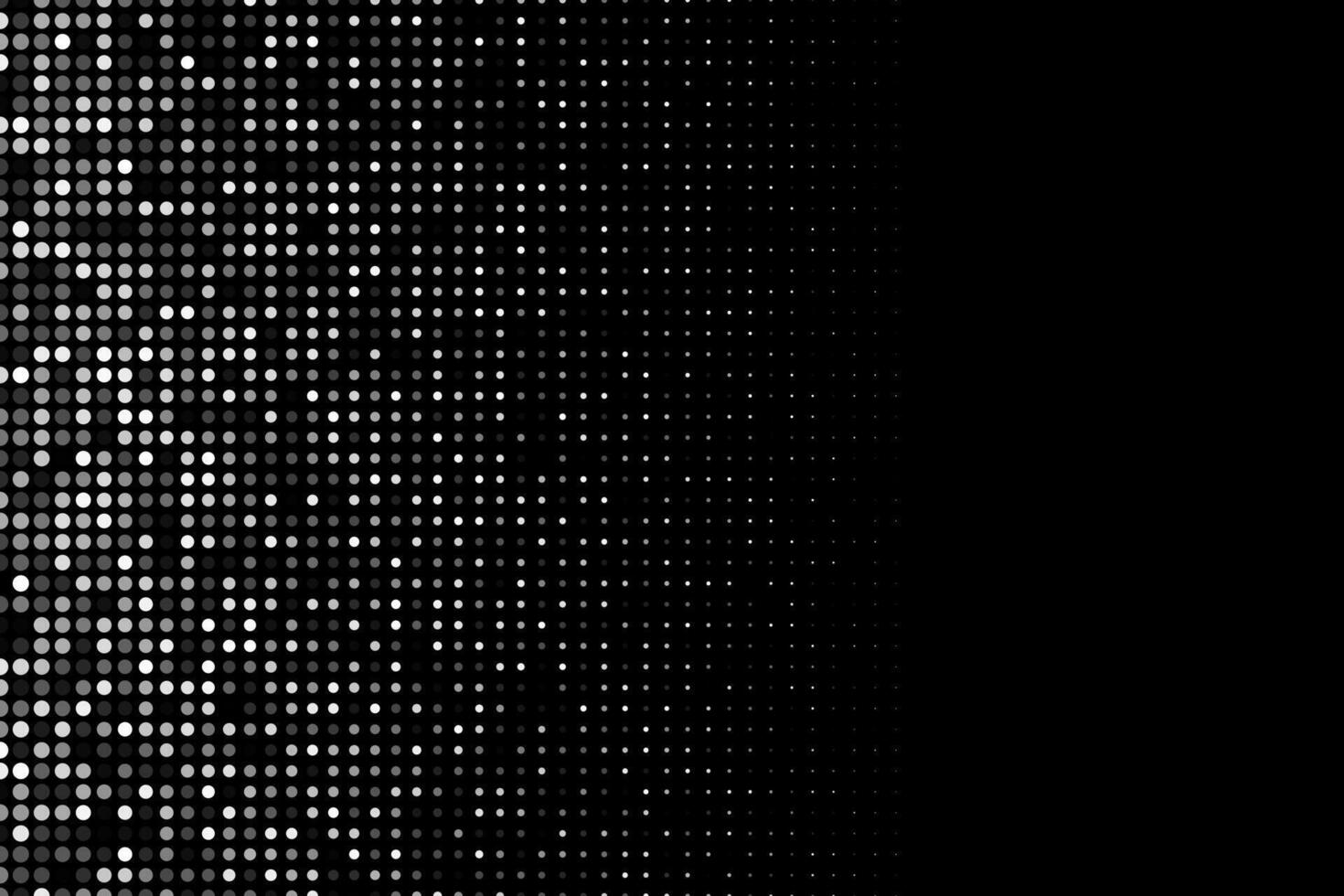 White dots circles halftone abstract background vector