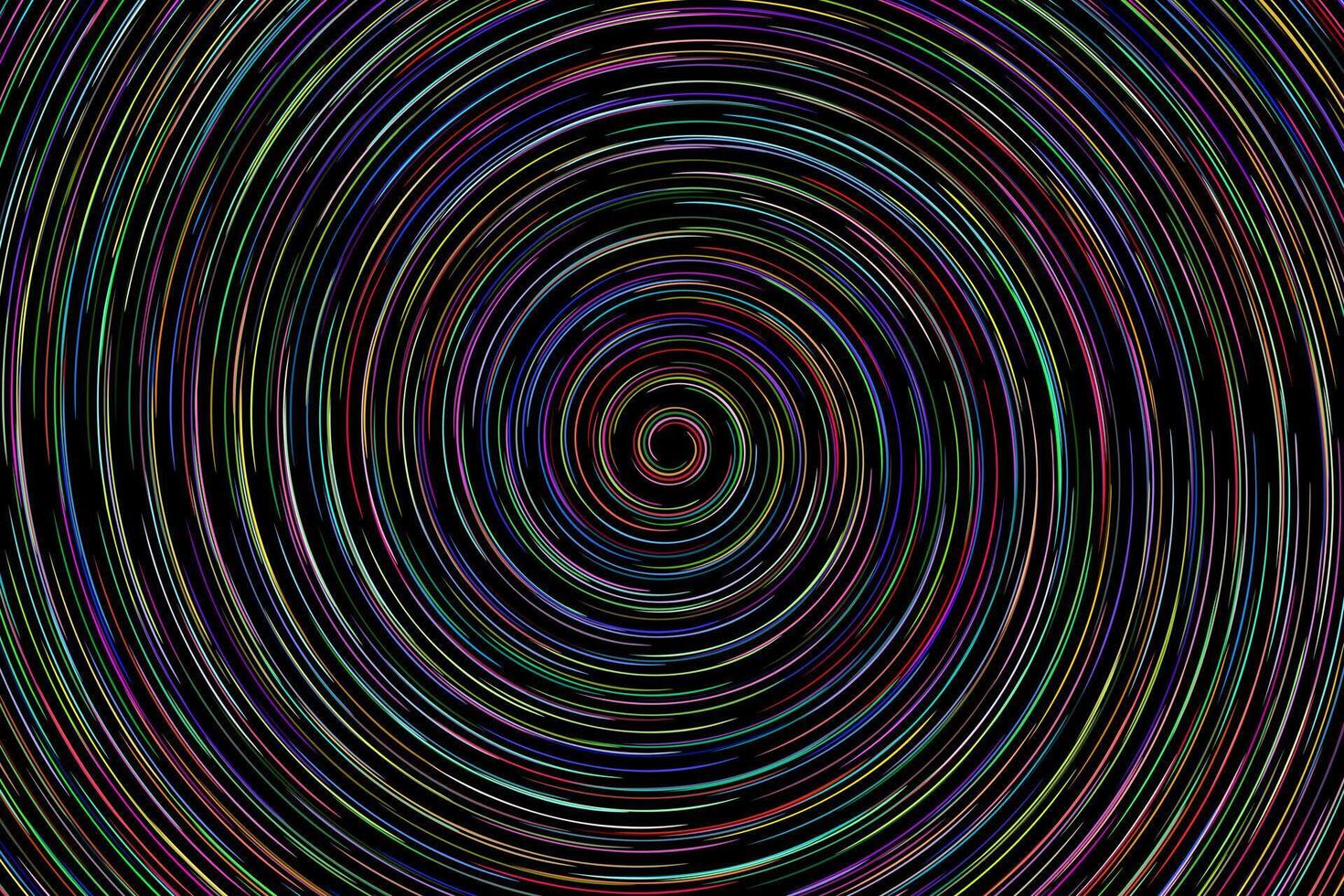 Colorful spiral waves tornado abstract background vector