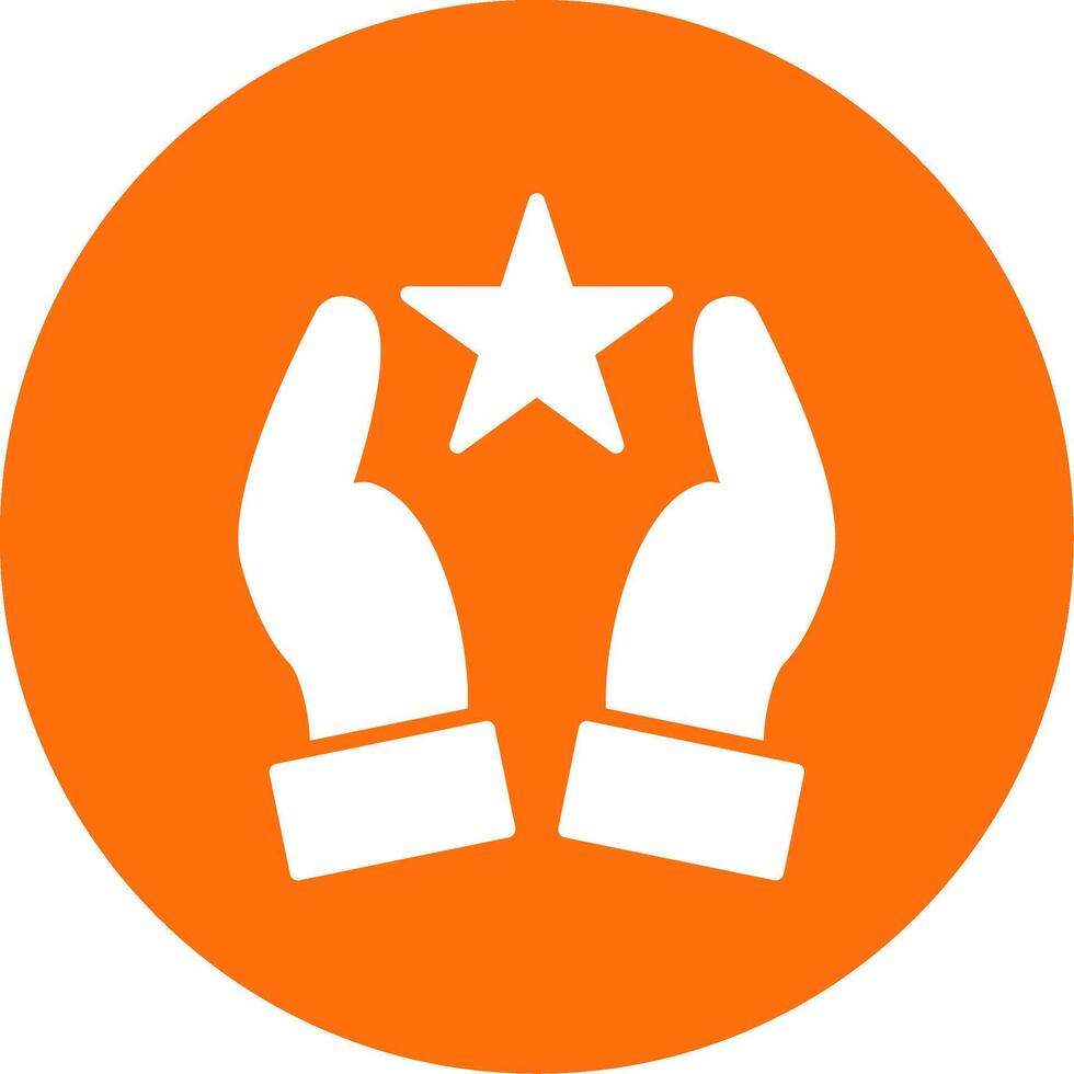 Hands Multi Color Circle Icon vector