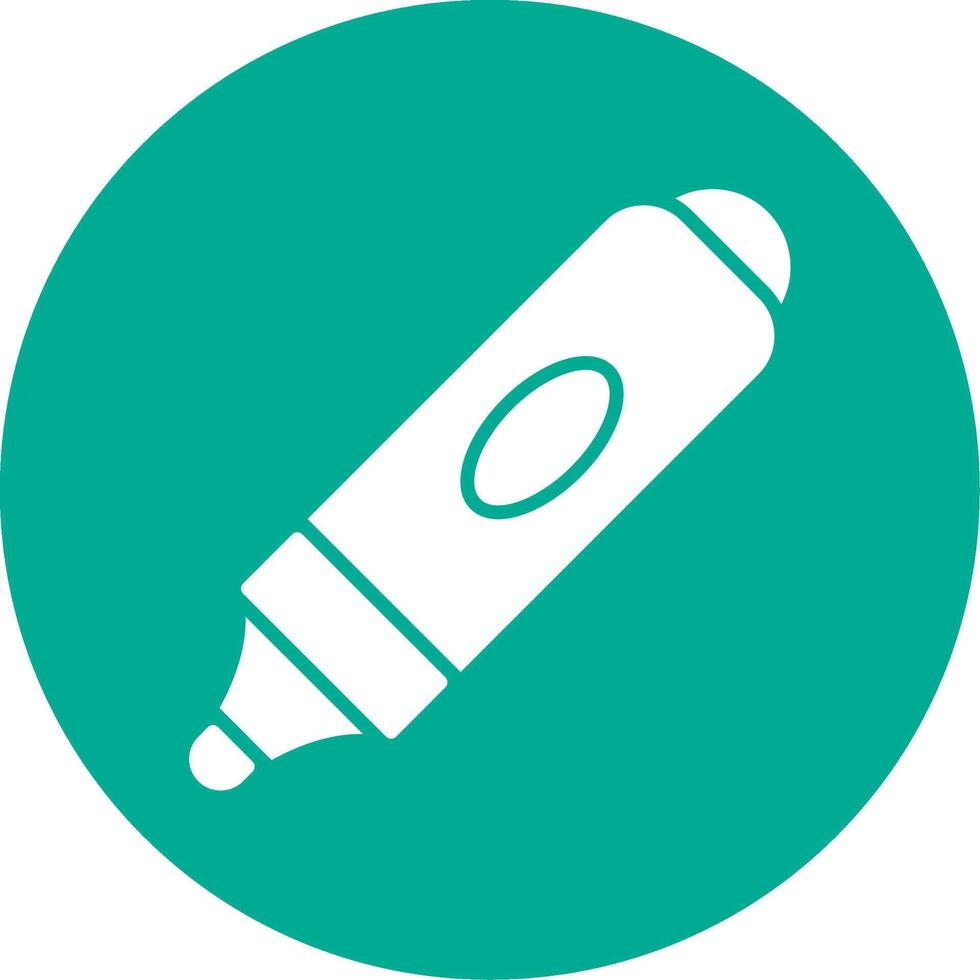 Marker Multi Color Circle Icon vector