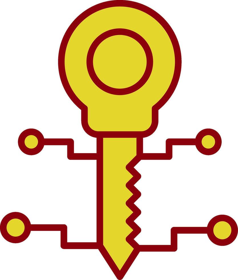 Key Vintage Icon Design vector