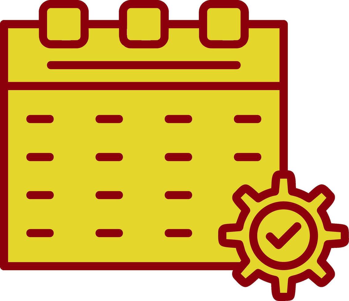 Calendar Vintage Icon Design vector