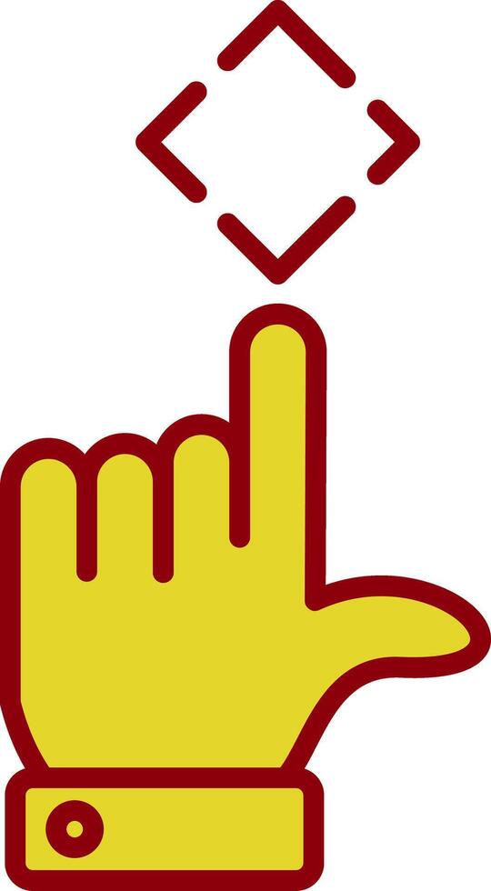 Gestures Vintage Icon Design vector