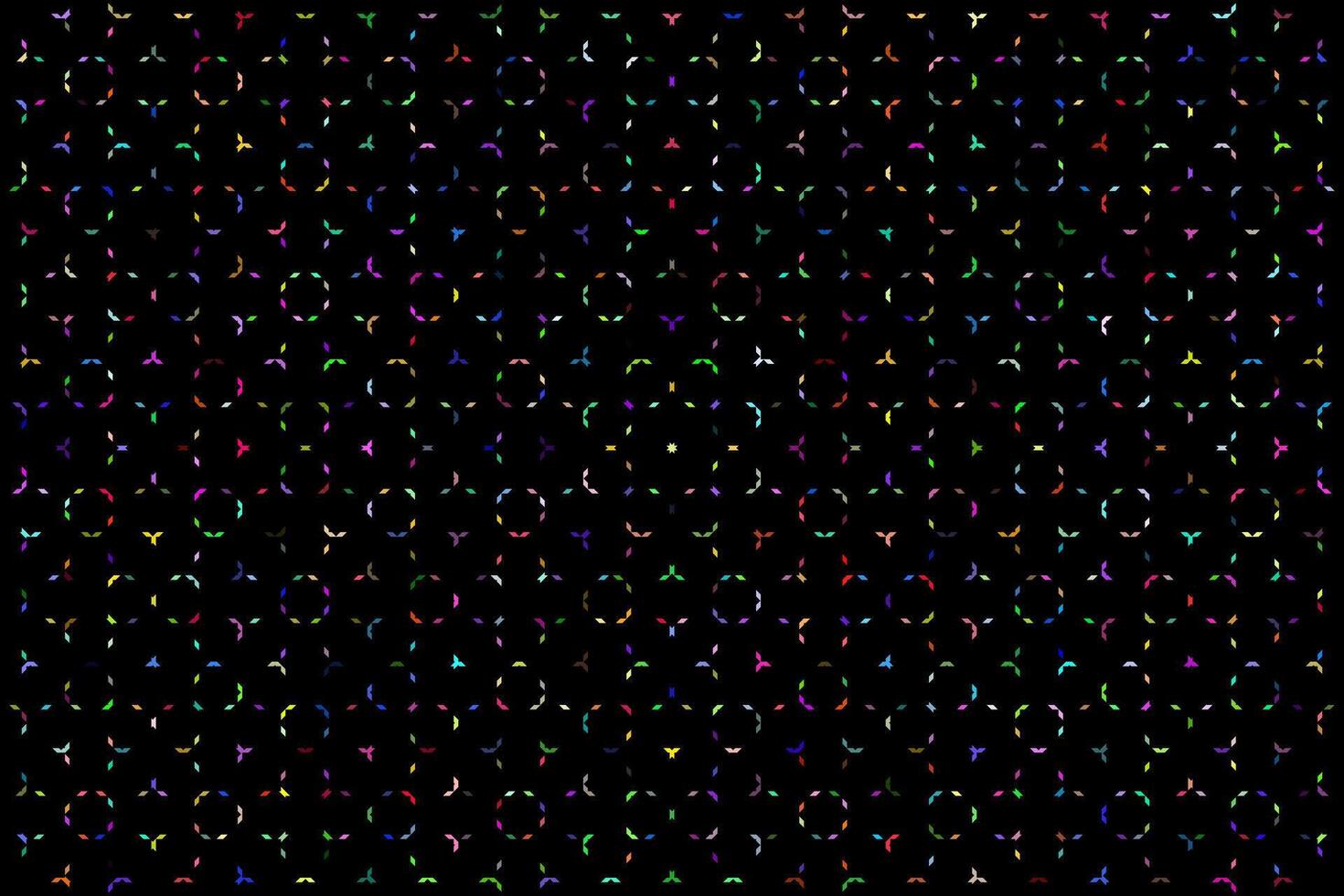 Colorful abstract tech pattern particles background vector