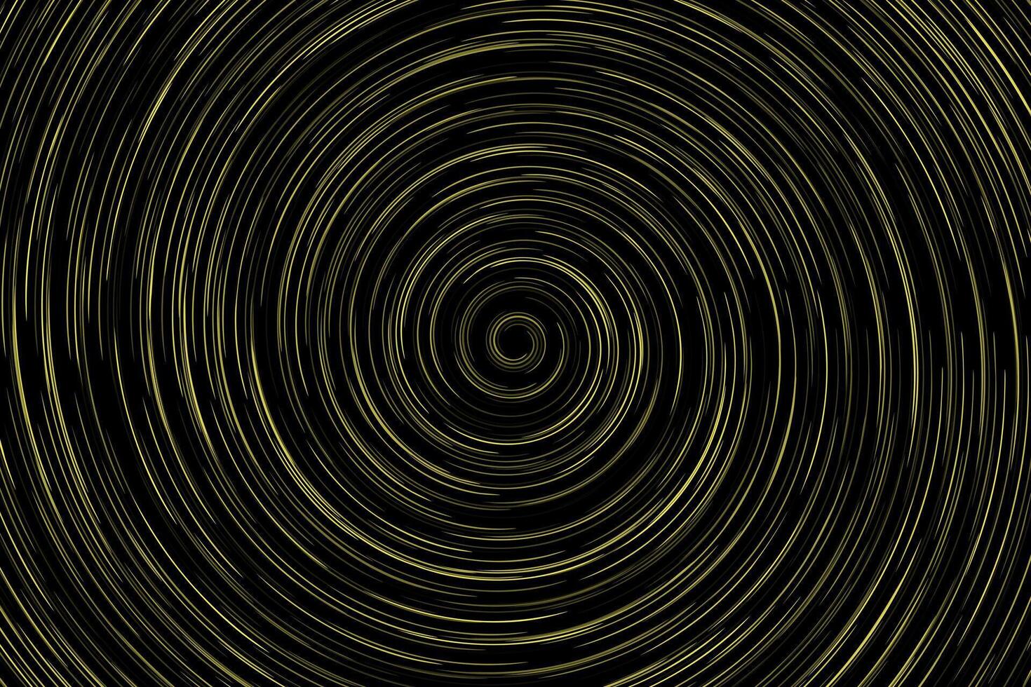 Yellow spiral waves tornado abstract background vector
