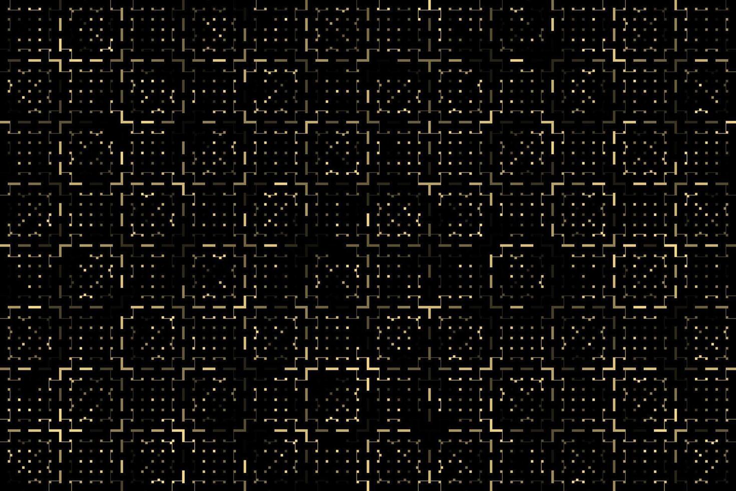 Golden tech coding electronics abstract background vector
