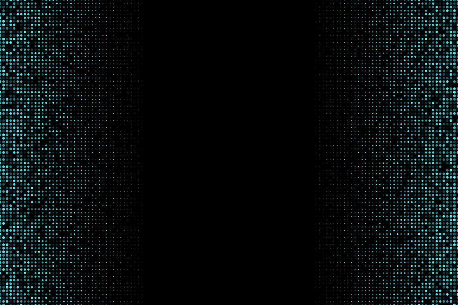 Blue halftone abstract business card background vector