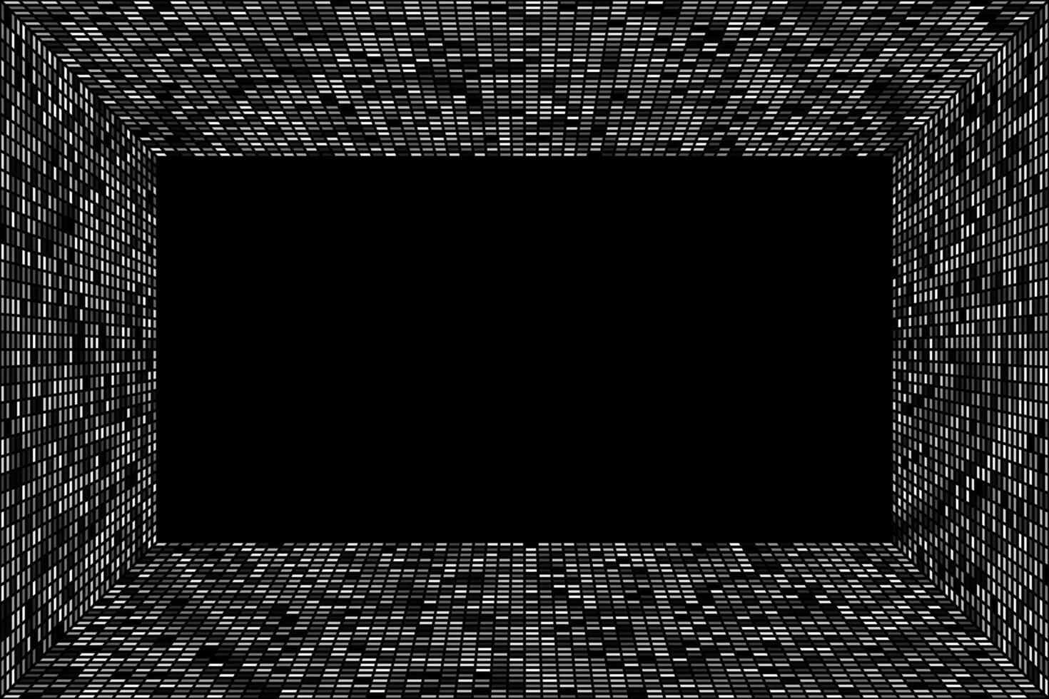 White rectangle geometric frame abstract background vector