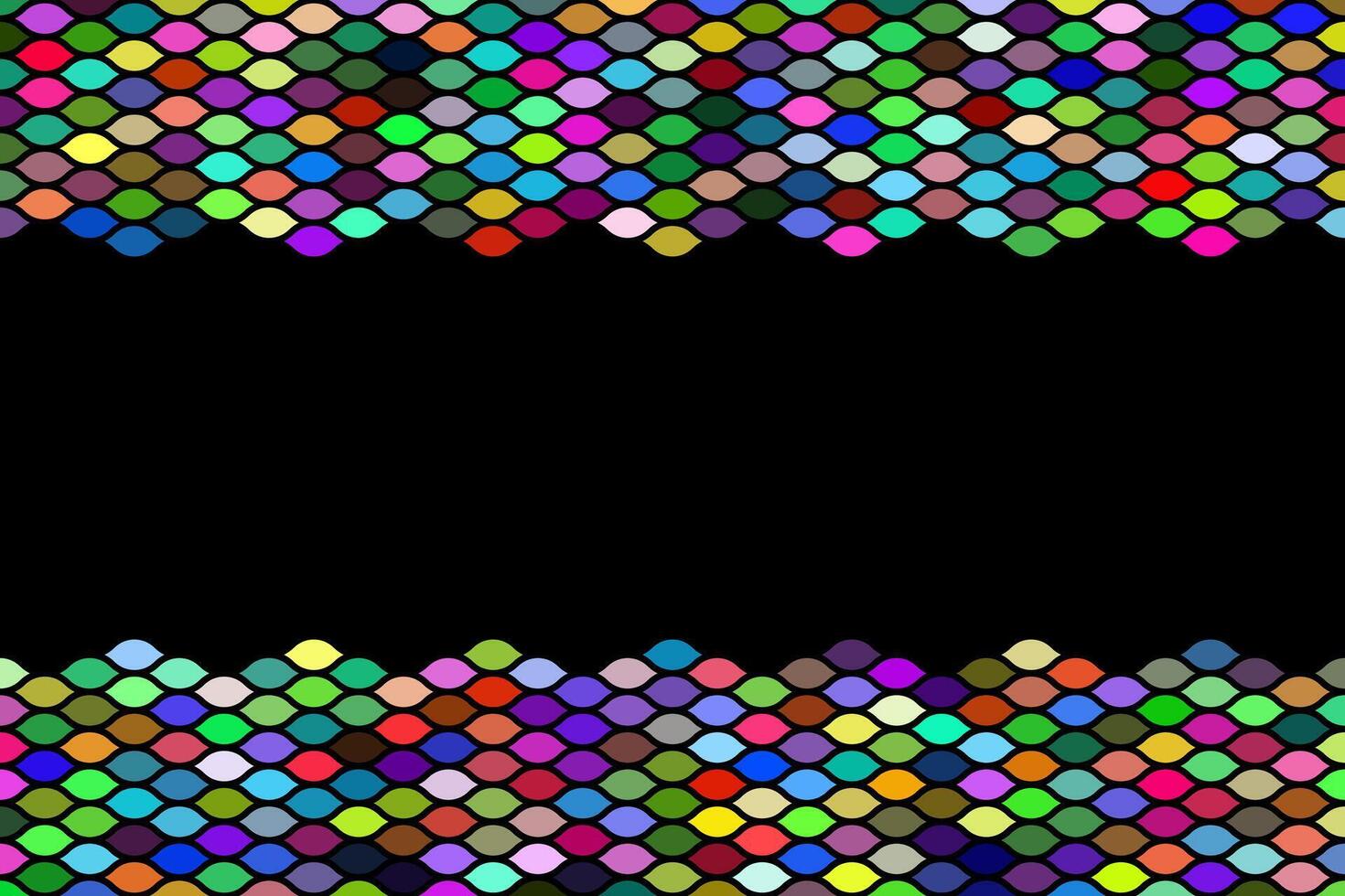 Colorful abstract geometric frame pattern background vector