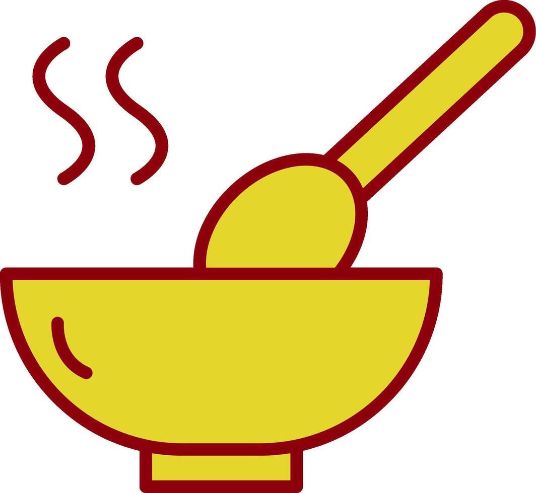 Soup Vintage Icon Design vector