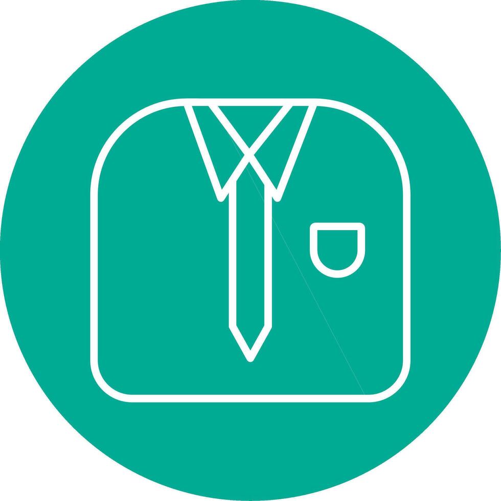Working Suit Multi Color Circle Icon vector