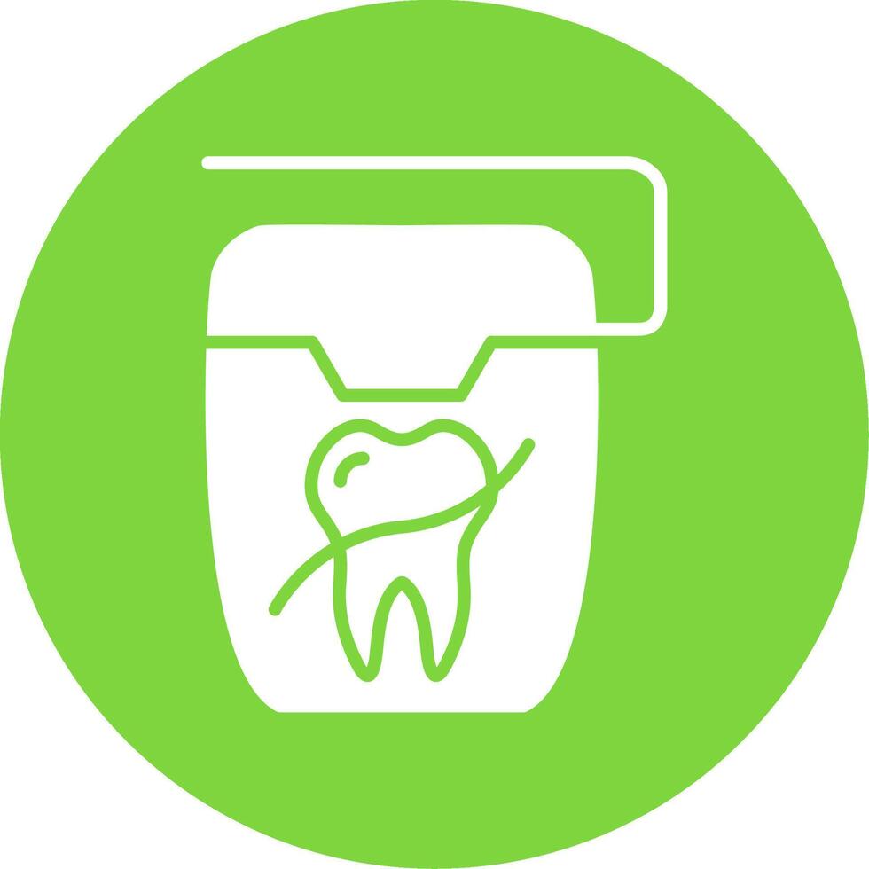 Floss Multi Color Circle Icon vector