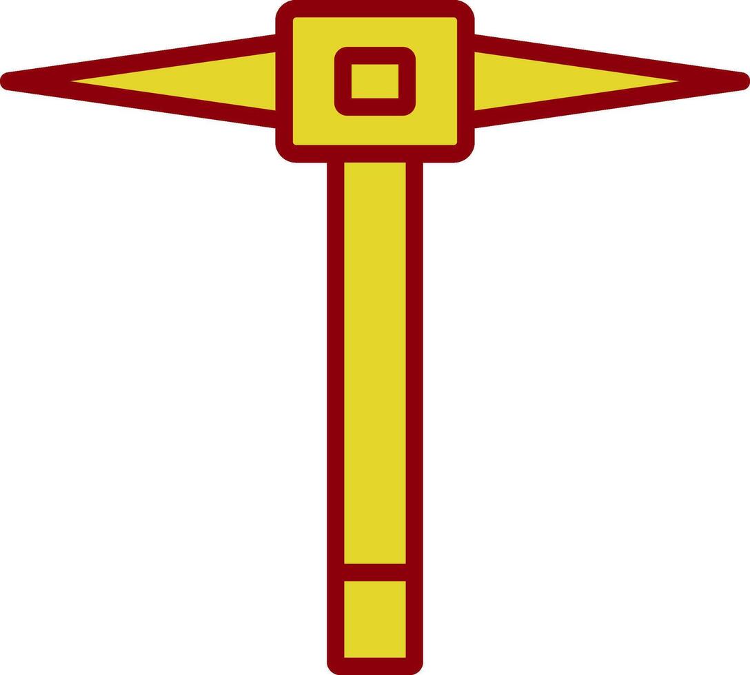 Pickaxe Vintage Icon Design vector