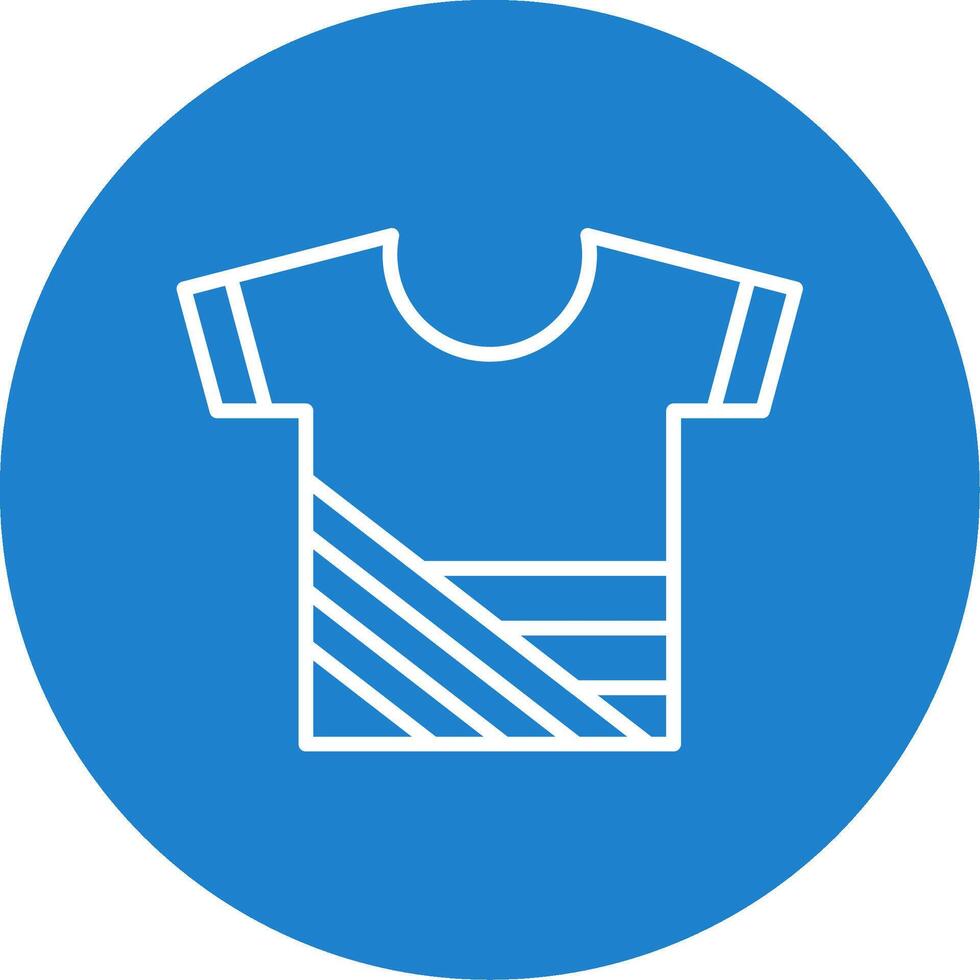 Shirt Multi Color Circle Icon vector