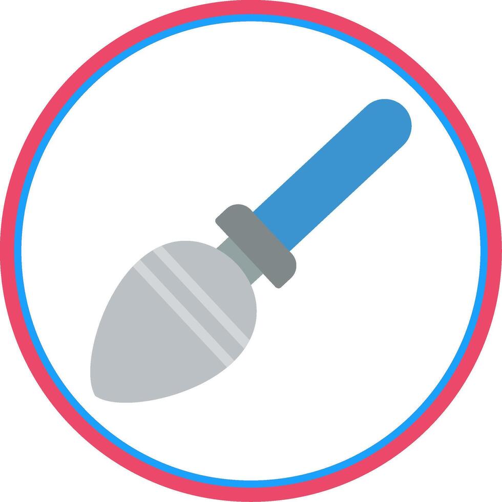 Slicer Flat Circle Icon vector