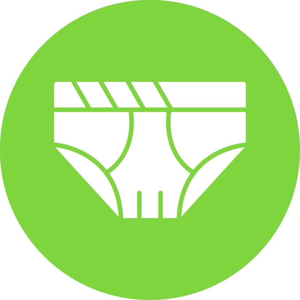Underwear Multi Color Circle Icon vector
