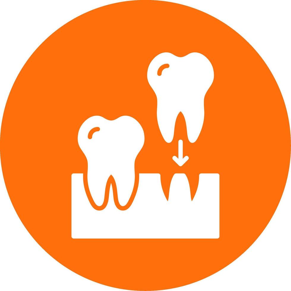 Implants Multi Color Circle Icon vector