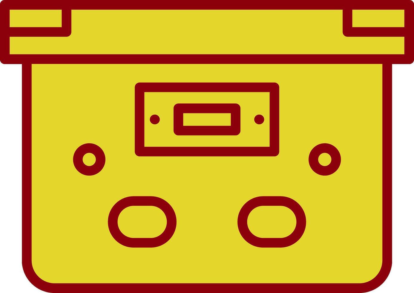 Box Vintage Icon Design vector